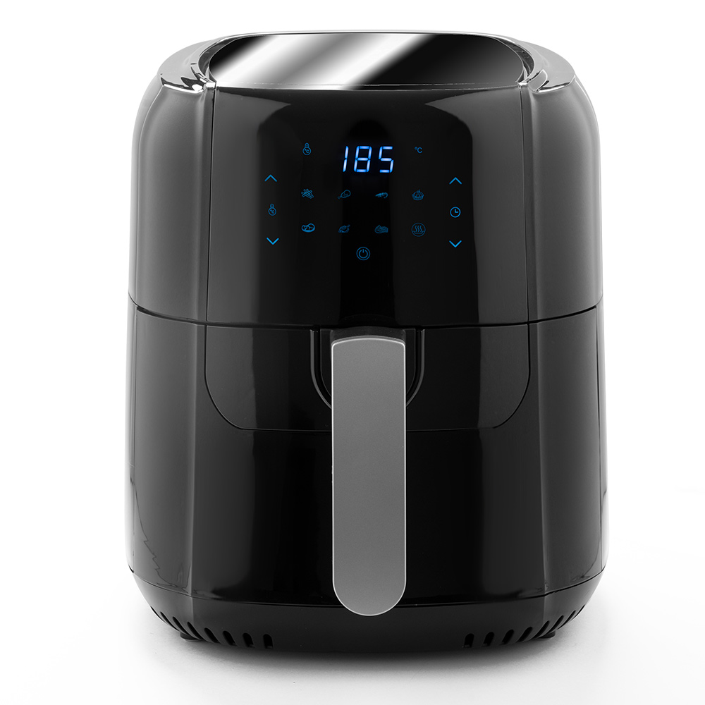 Friggitrice elettrica ad aria calda  5,5 lt cestello grande timer e termostato